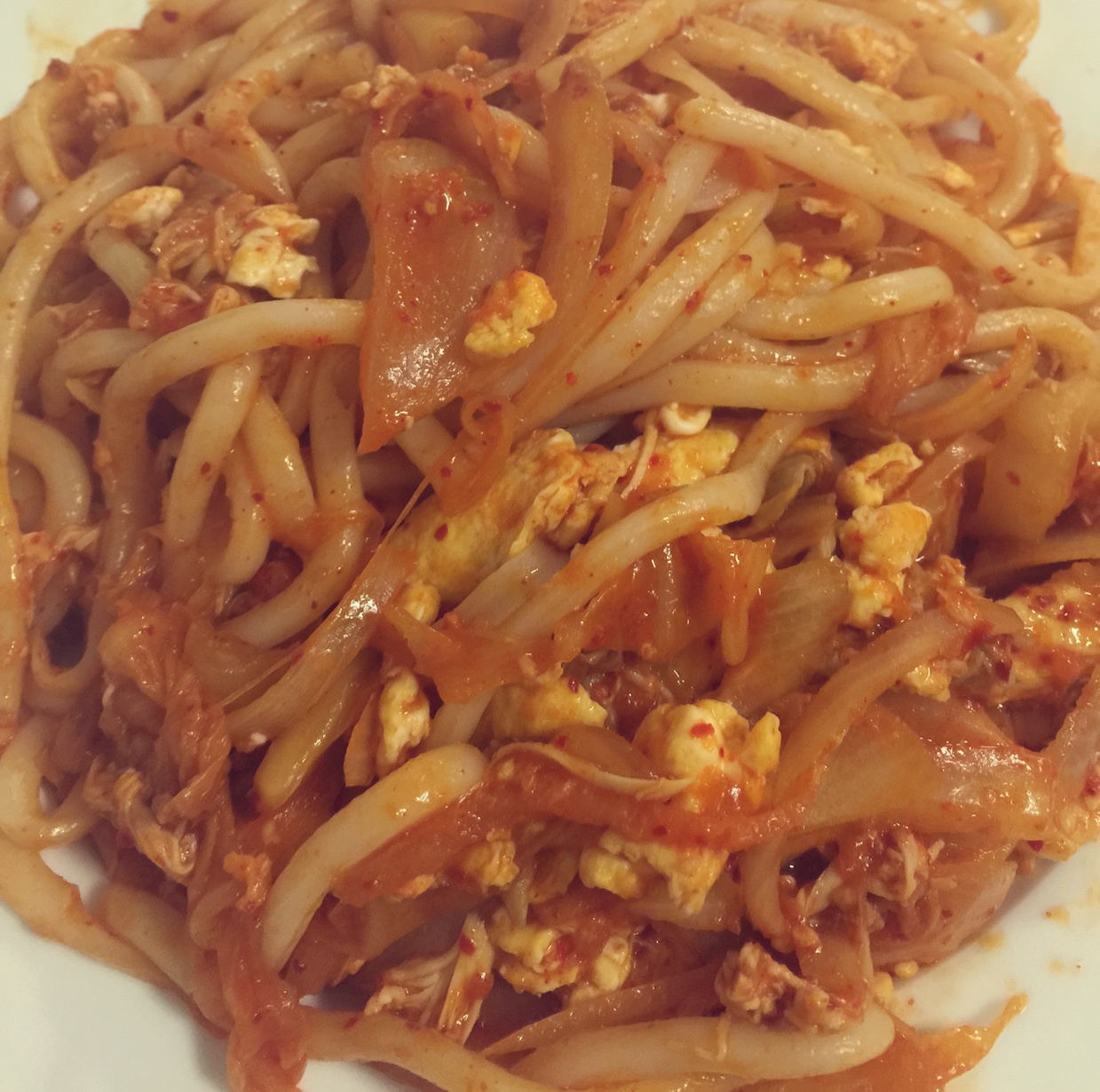 韩国泡菜炒乌冬面