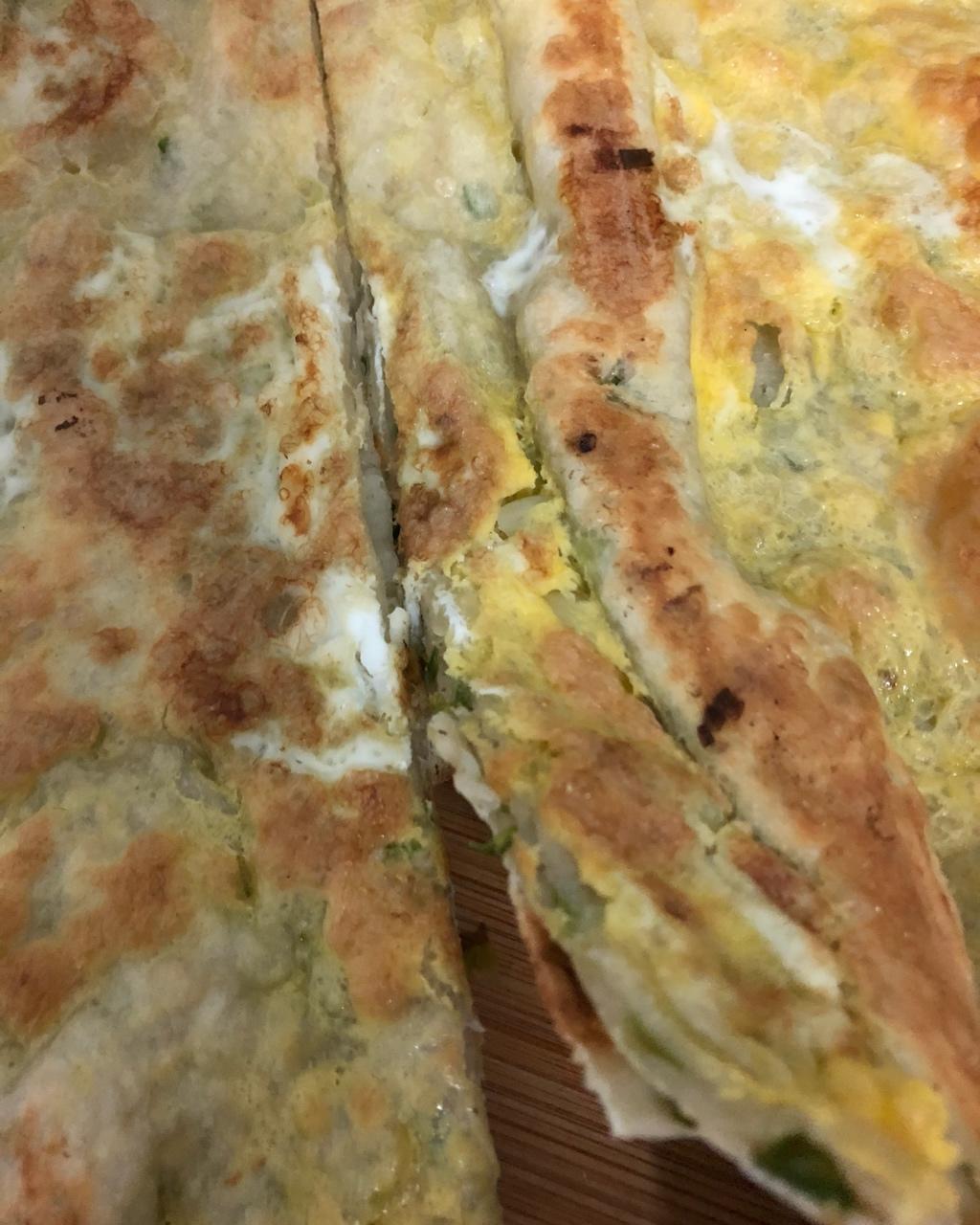 可能是最好吃系列--鸡蛋葱油饼