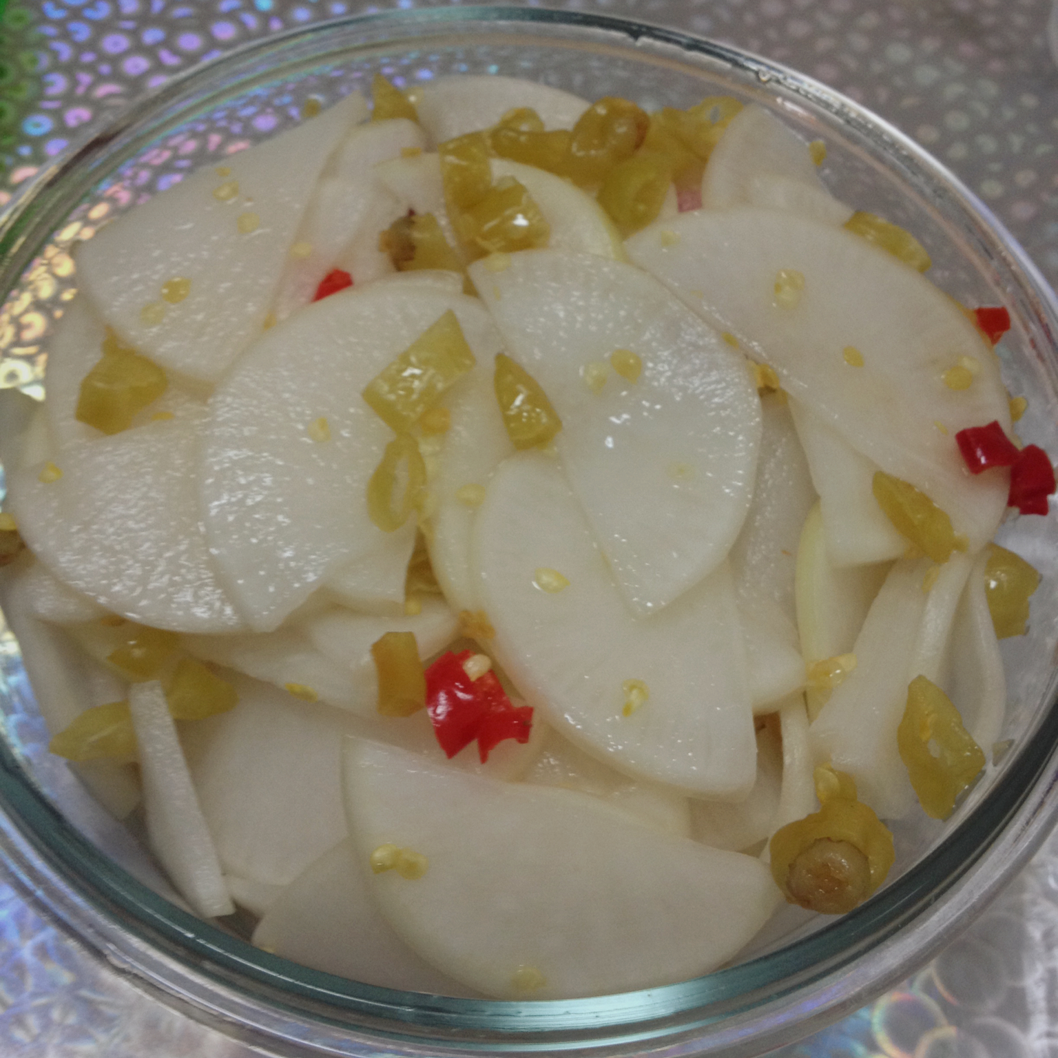 酸甜脆爽腌萝卜
