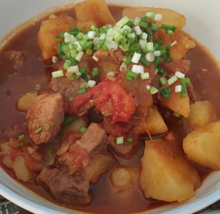 土豆炖牛肉