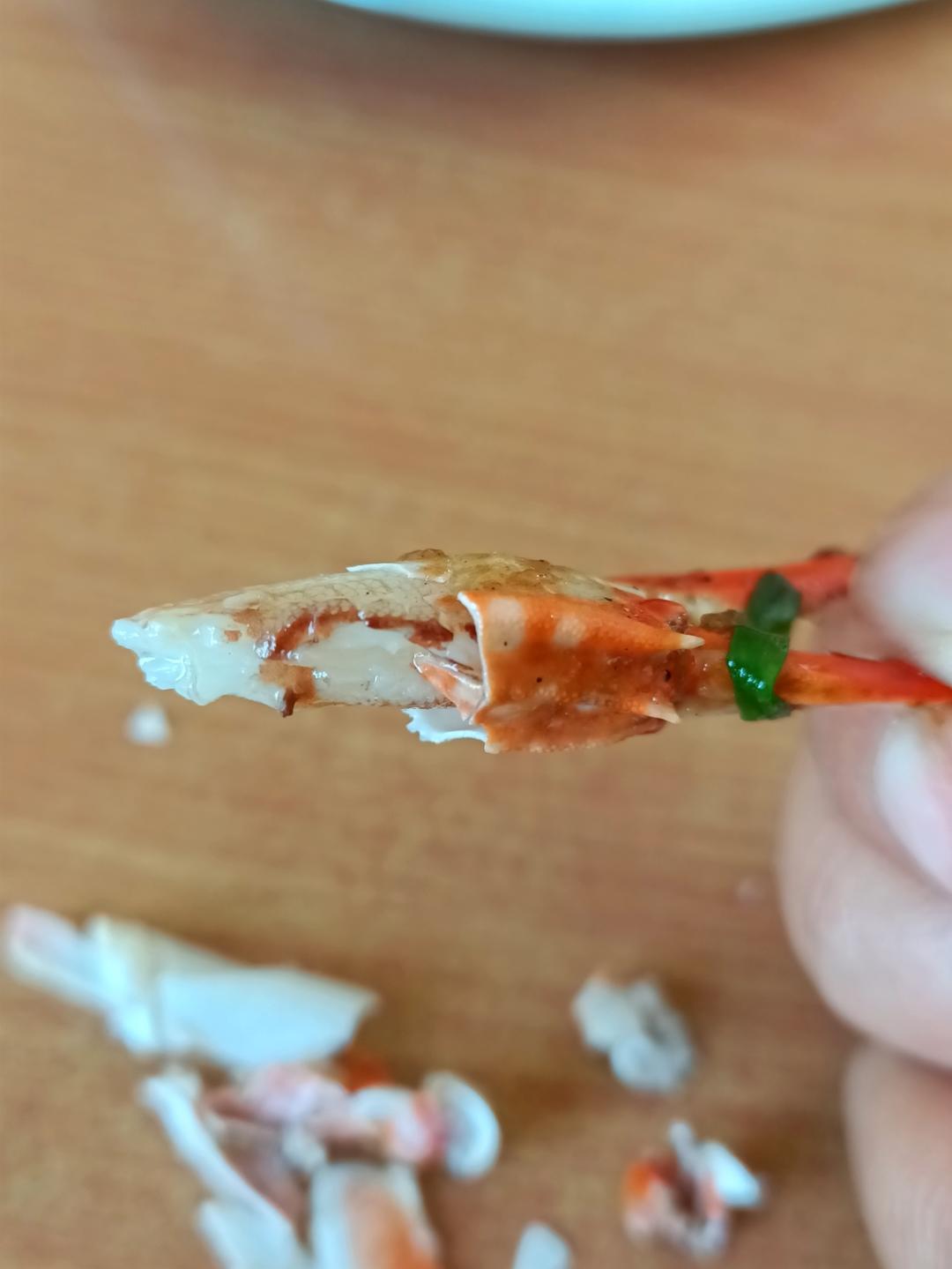 葱姜炒梭子蟹（very easy）