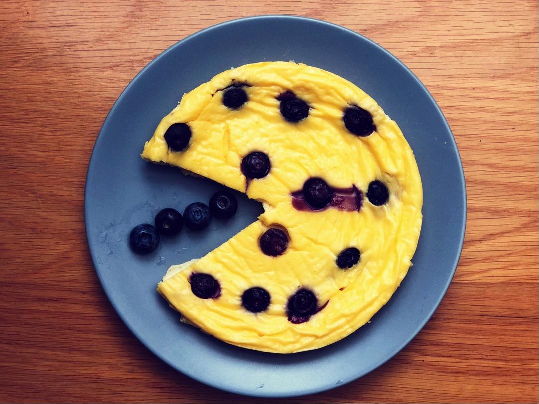 超简单的减肥期甜品🍮蓝莓爆浆蛋糕