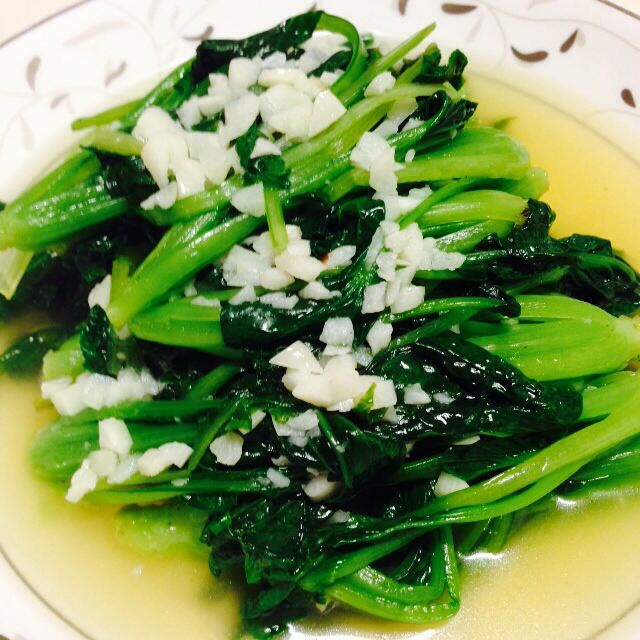 小猴猴啊做的蒜蓉通菜