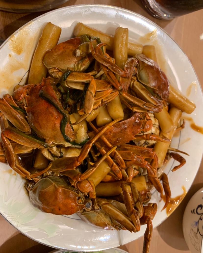 毛蟹炒年糕