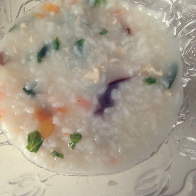 香菇鸡肉粥