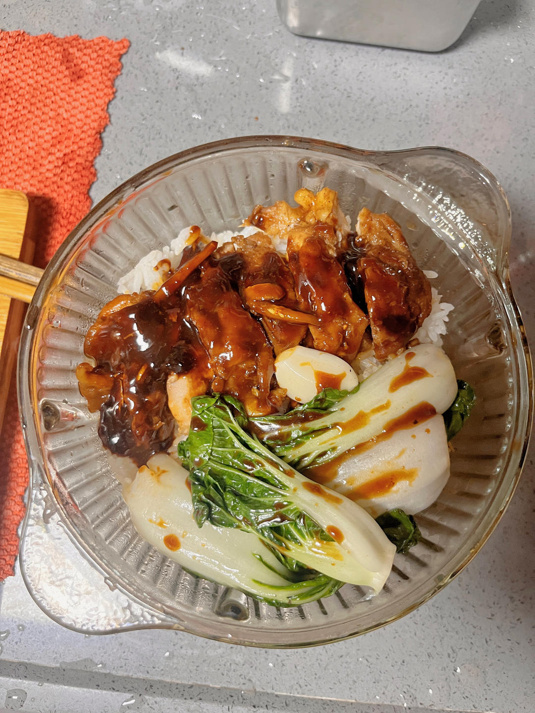 照烧鸡腿饭
