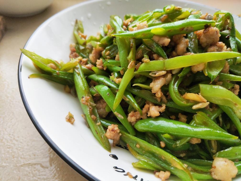 家常肉沫四季豆