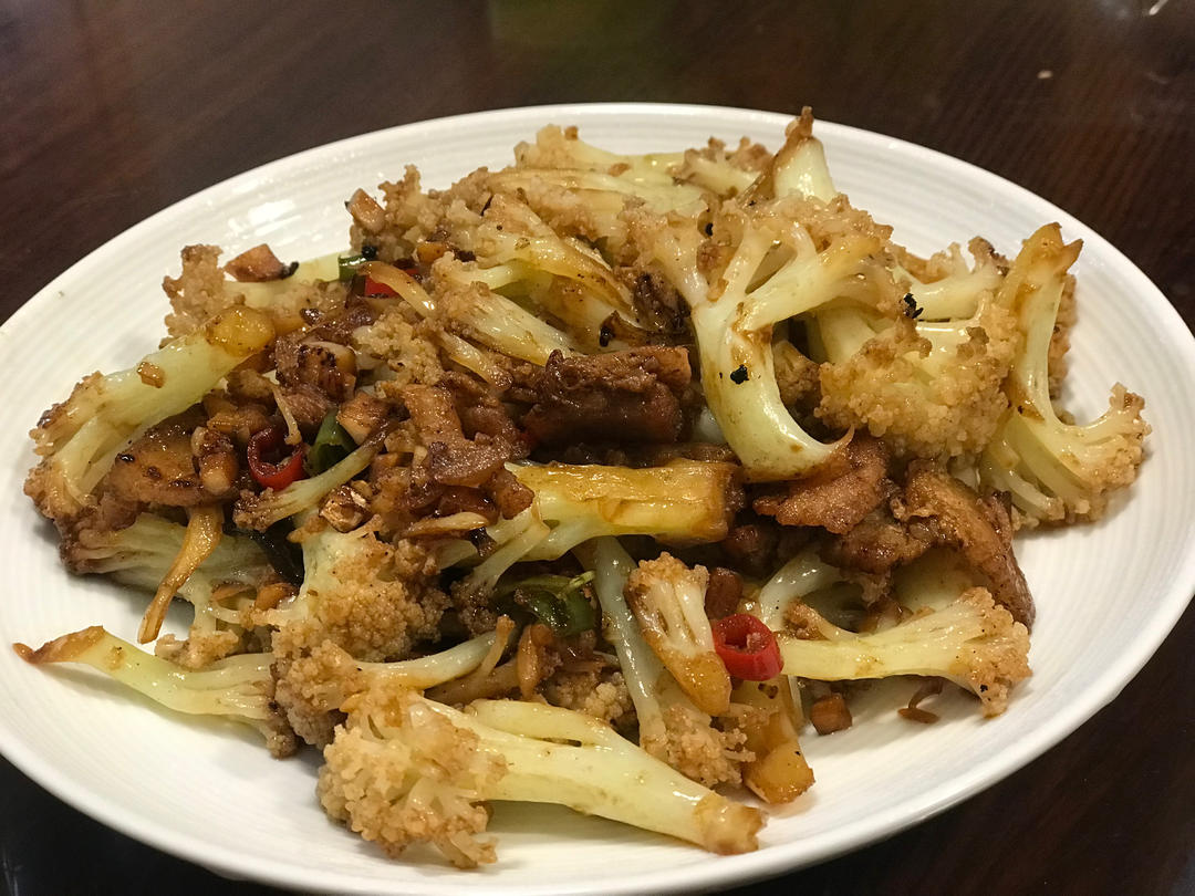 和饭店一个味道的干锅花菜