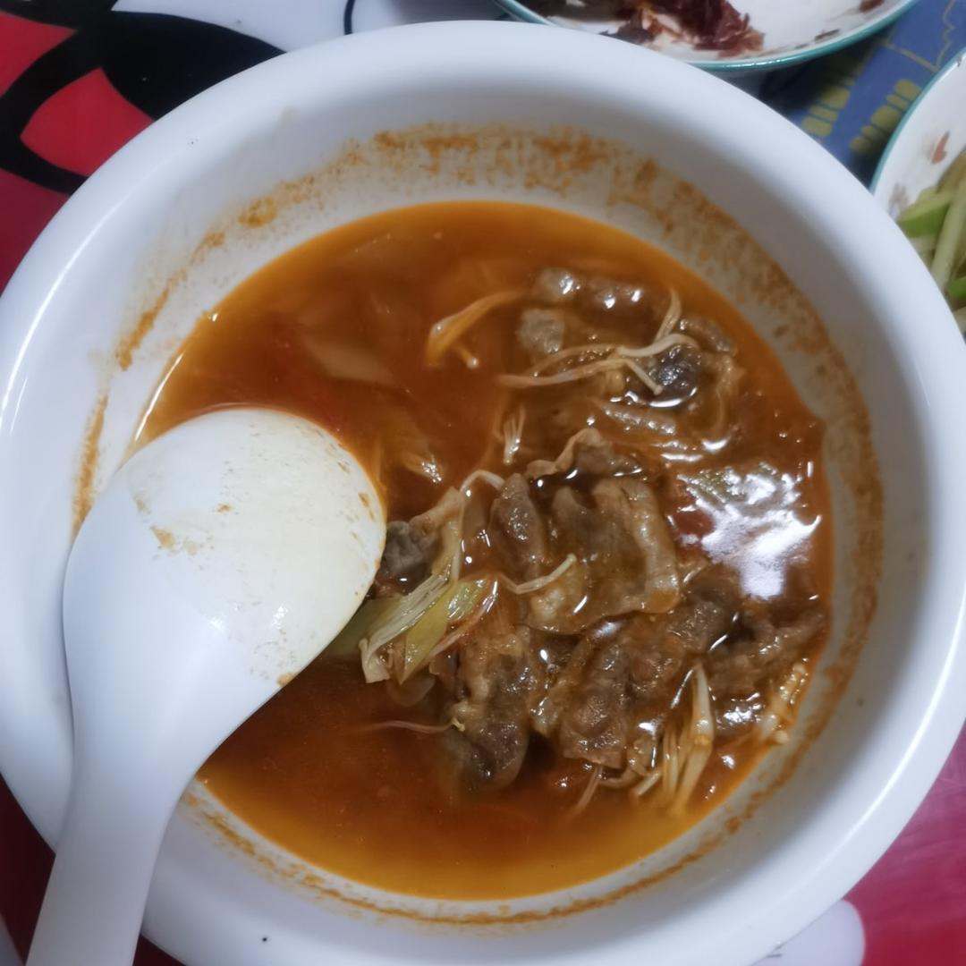 番茄肥牛汤