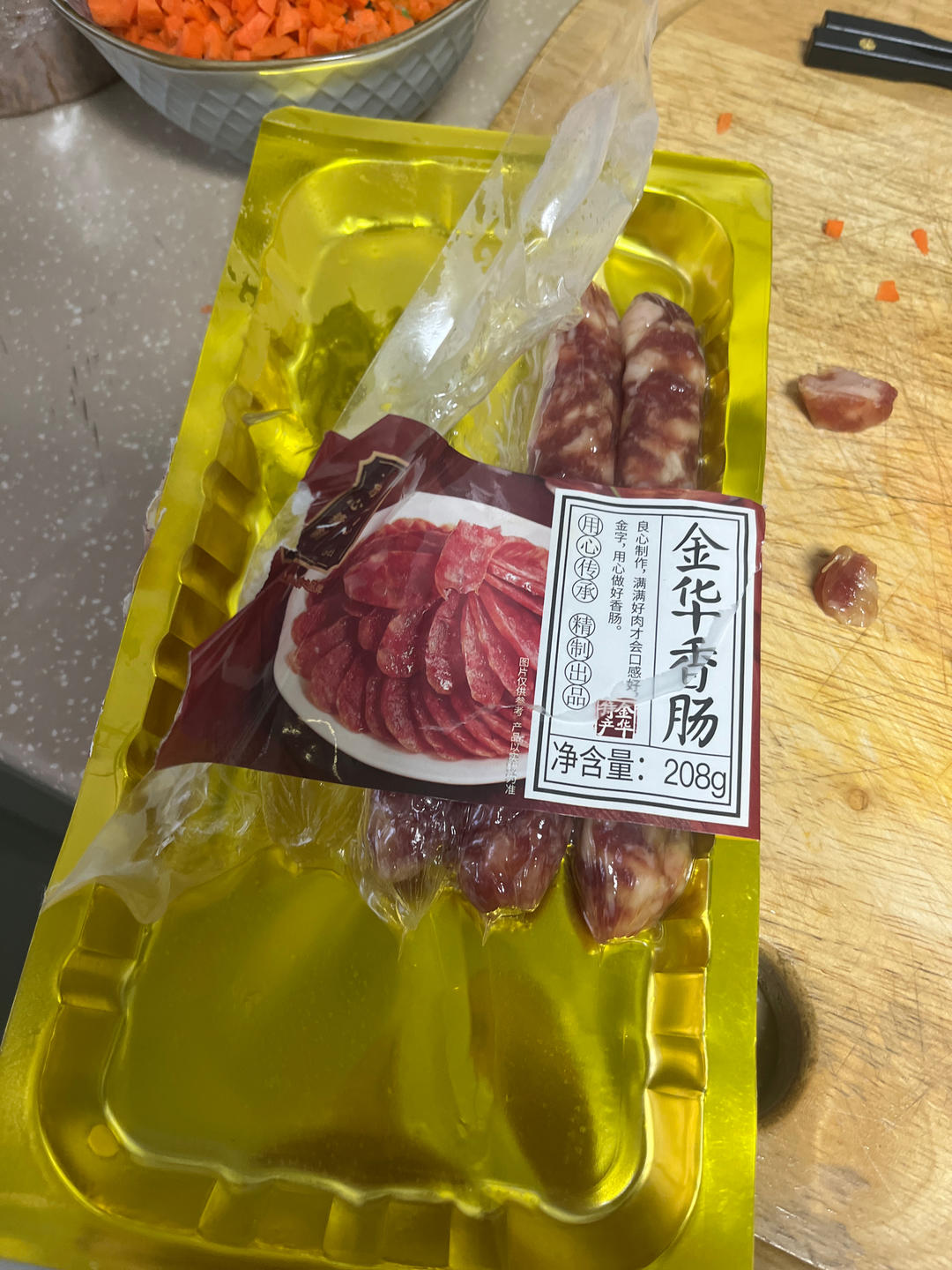 懒人必备～电饭煲腊肠焖饭