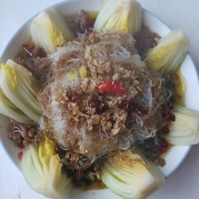 蒜蓉粉丝娃娃菜