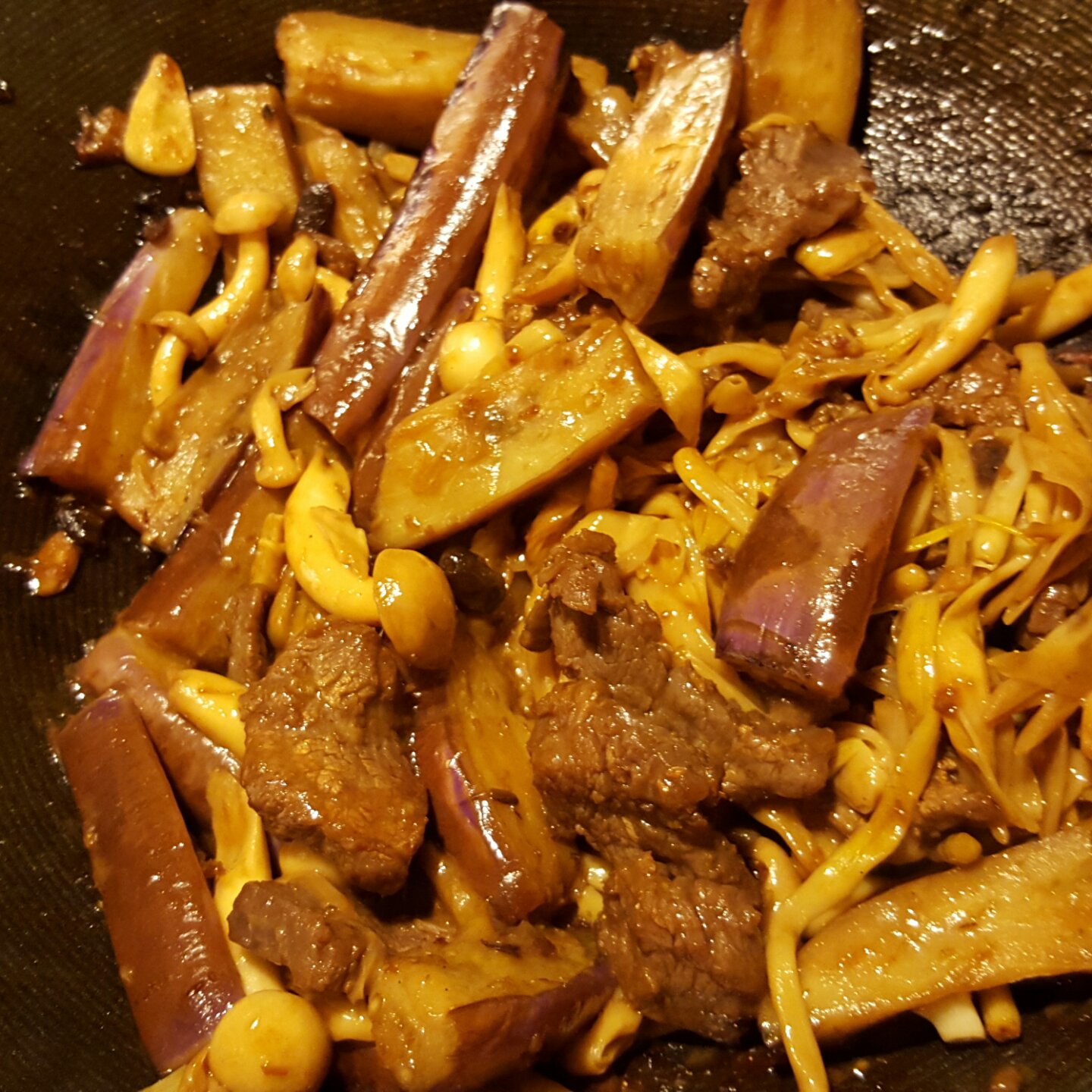 茄子烧牛肉