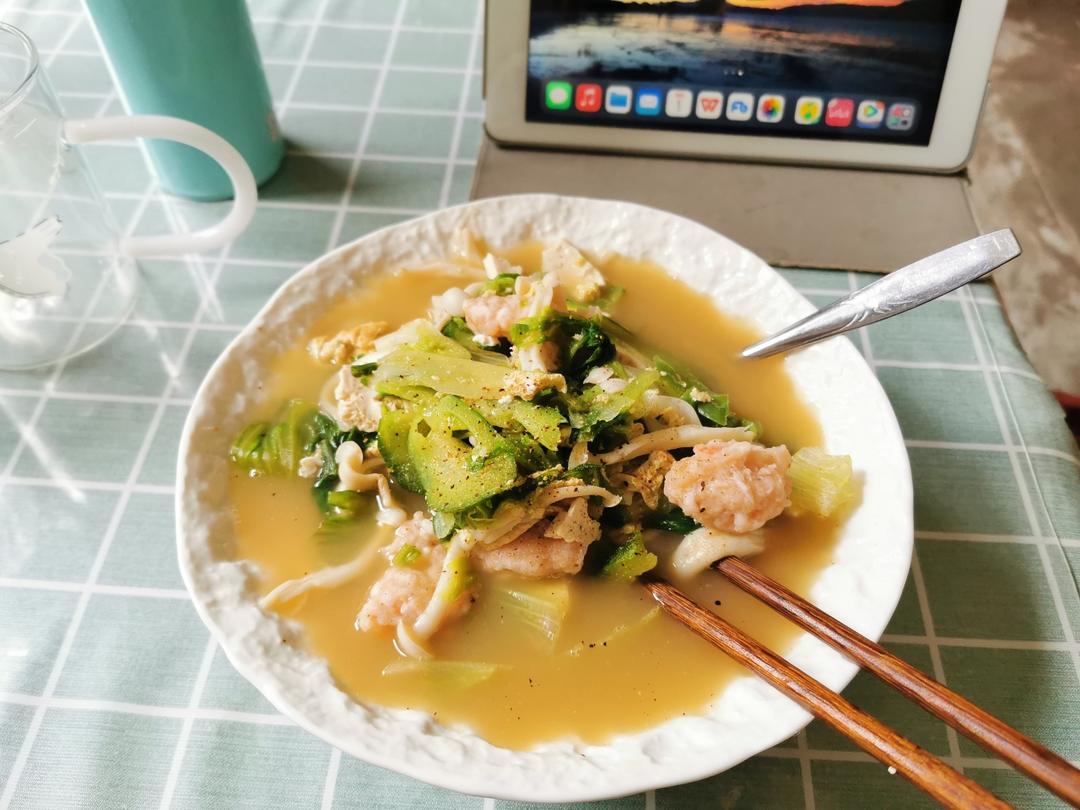 不加粉的Q弹虾滑