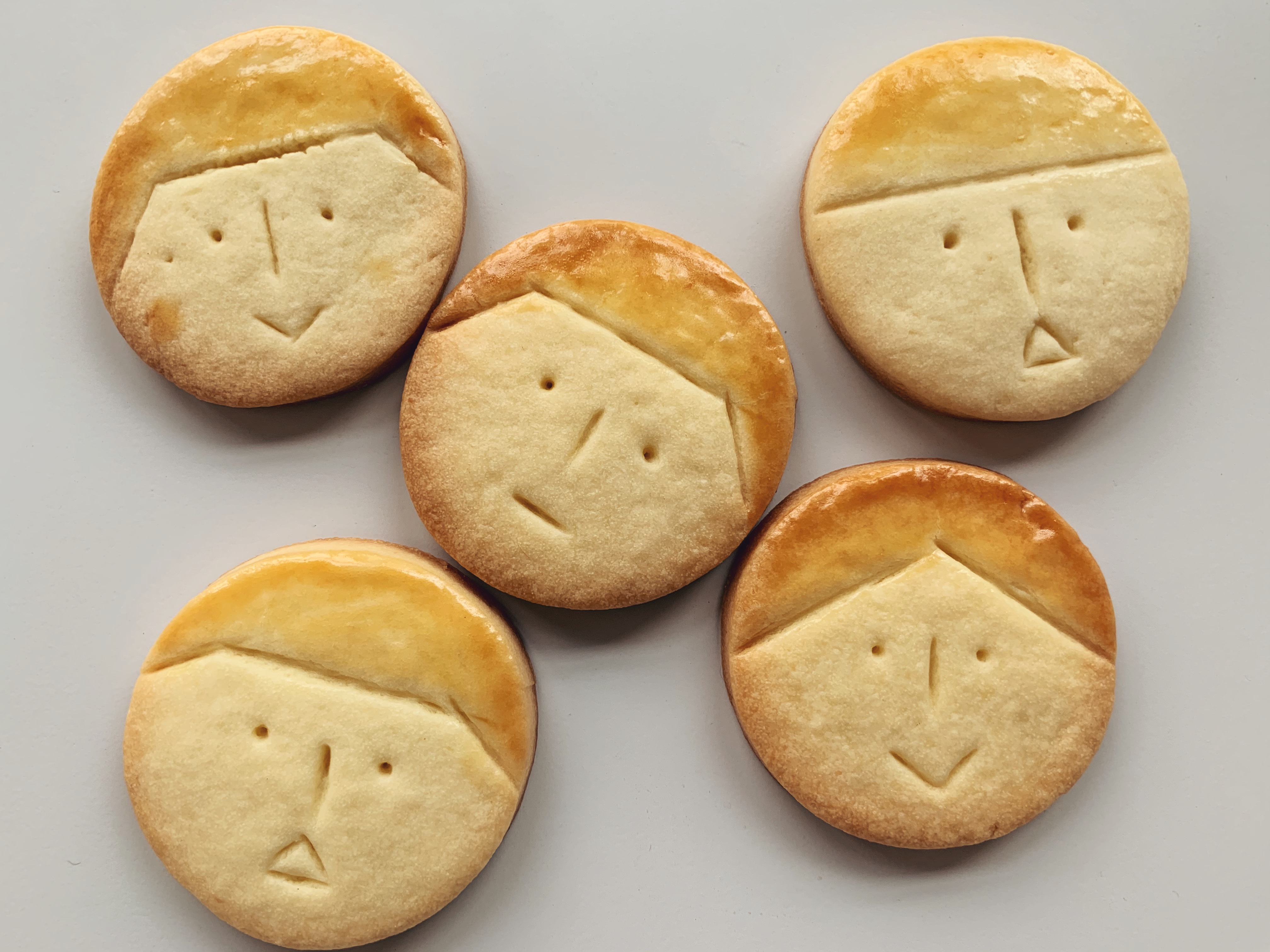 日本人气可爱脸 表情饼干的做法