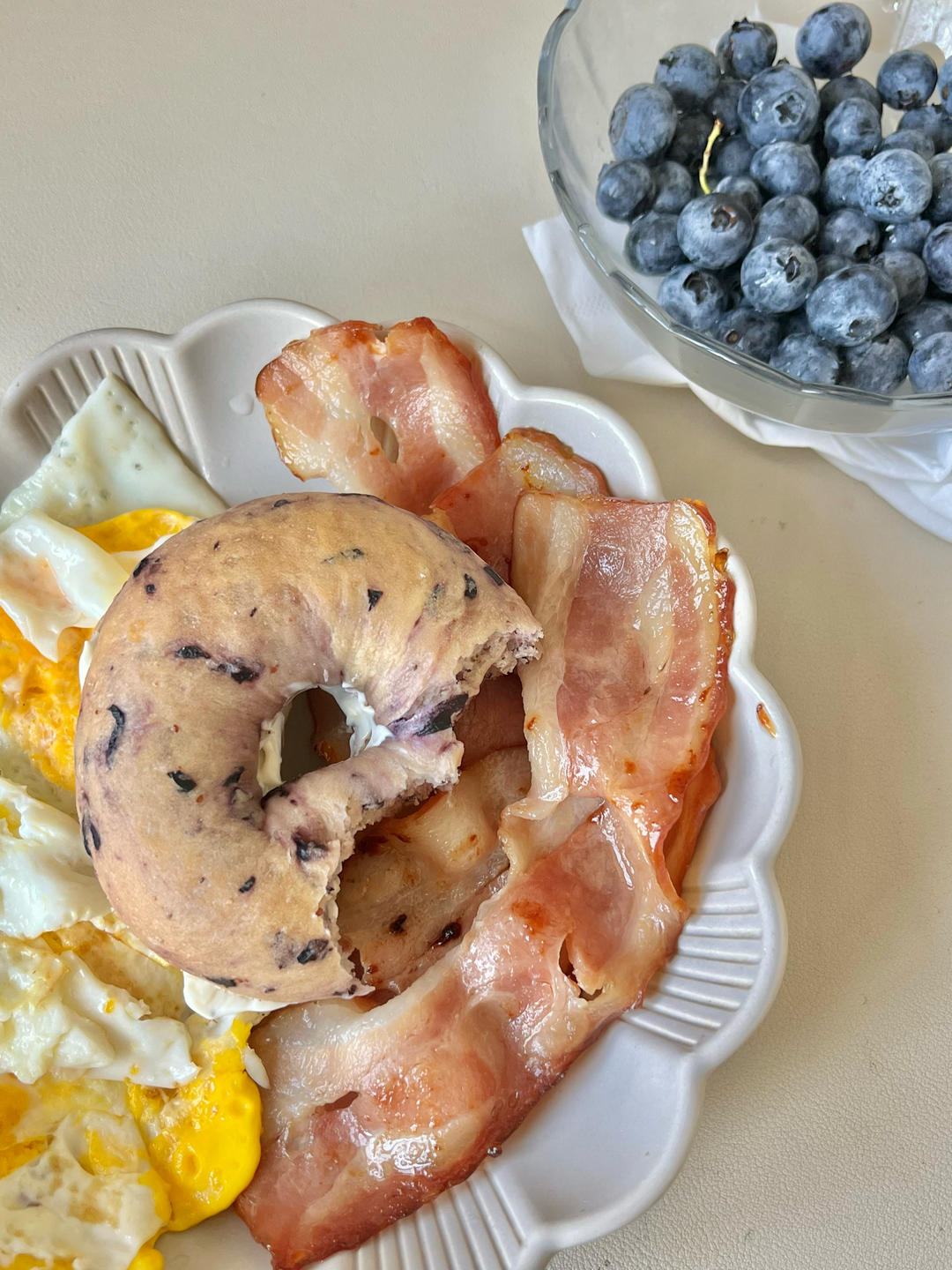 蓝莓贝果｜无油低糖