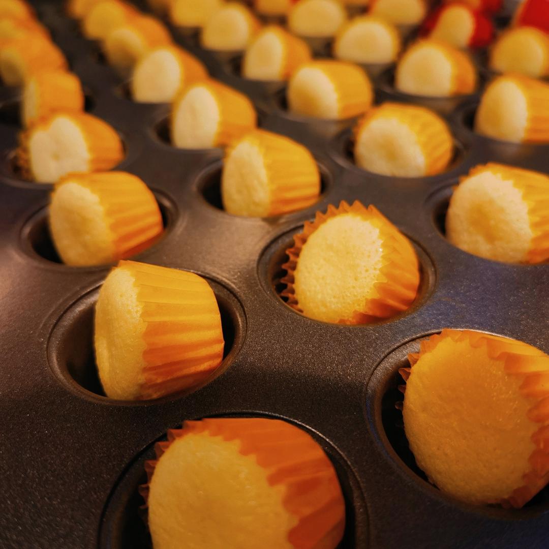 视频👶一口一个｜超可爱｜原味｜mini宝宝小蛋糕｜48连24连通用