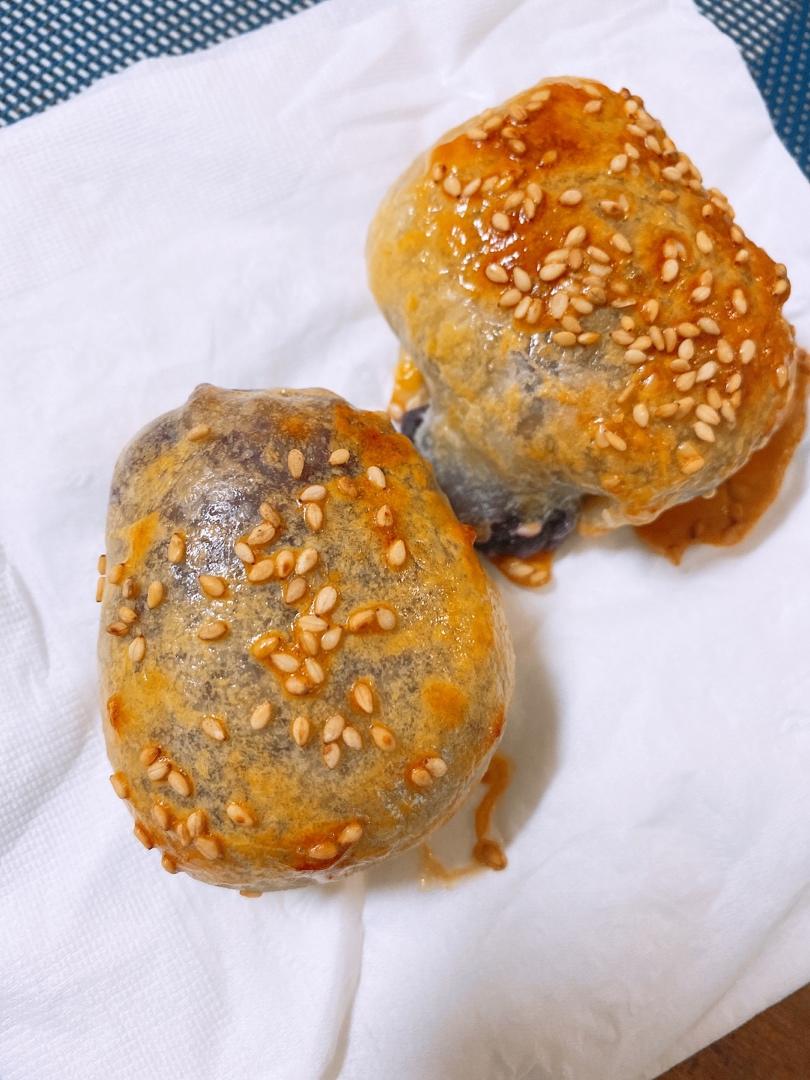 无需揉面❗️巨简单❗️酥到掉渣渣的紫薯酥饼