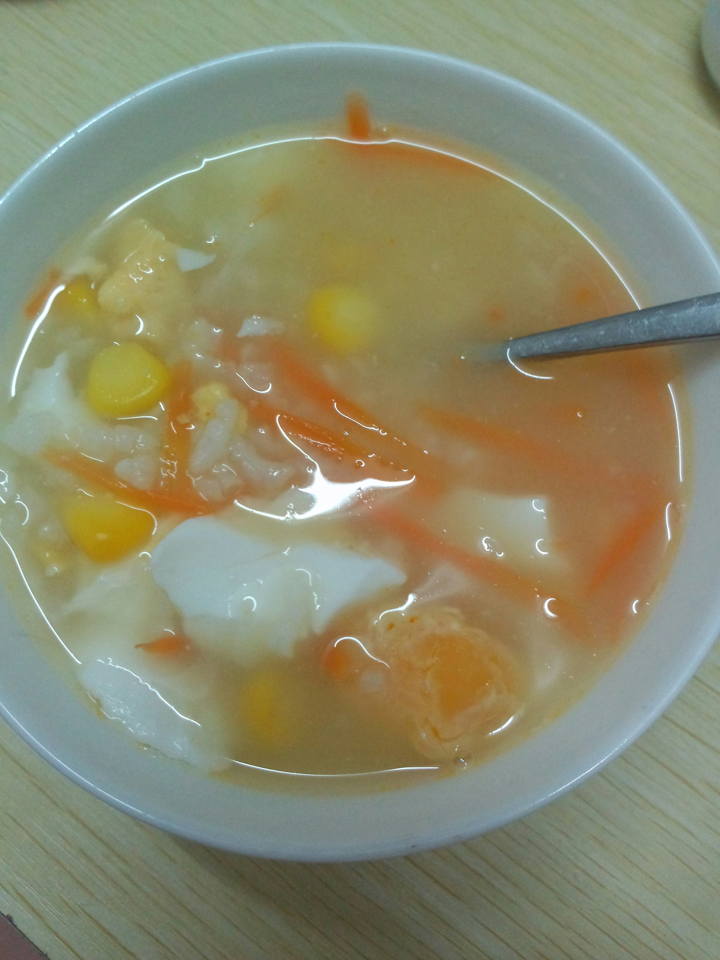 玉米胡萝卜瘦肉粥