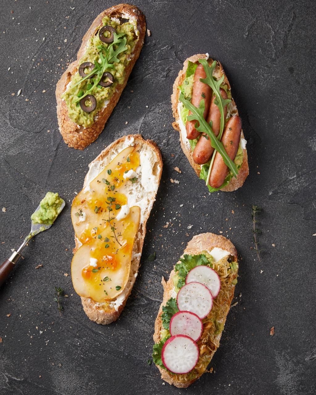 viconthemoon做的tartine(开放式三明治)公式