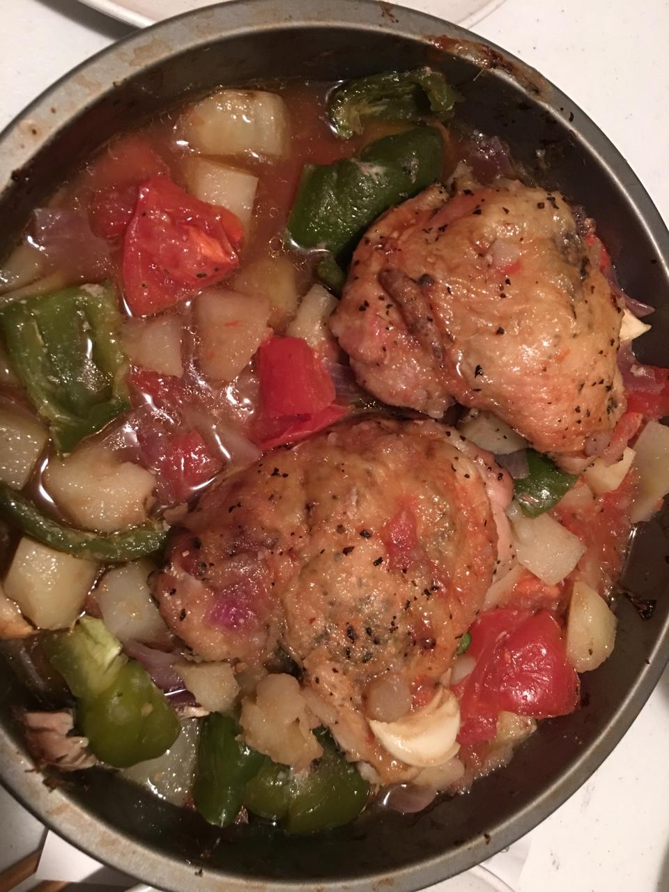 脆皮罗勒烤鸡腿