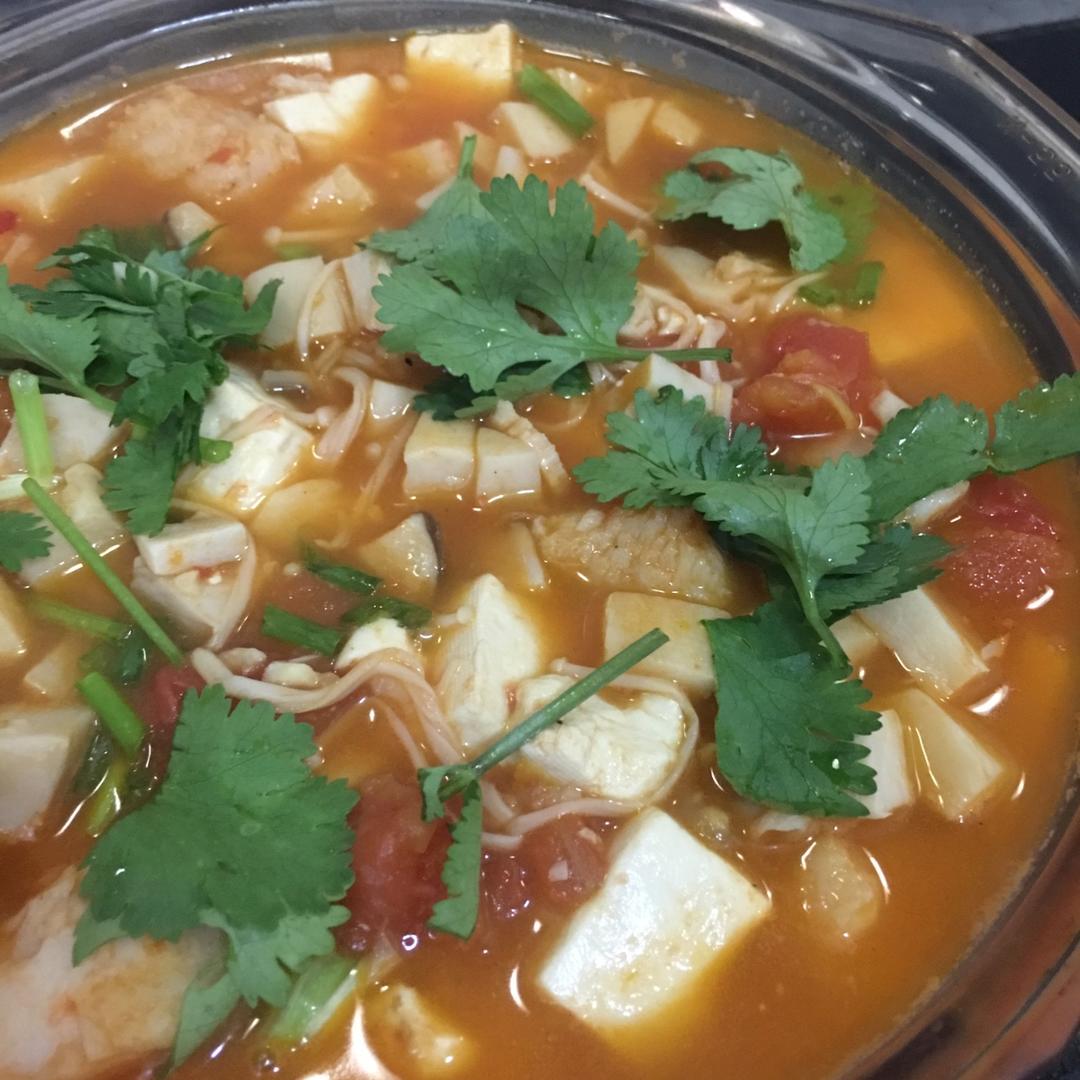 龙利鱼豆腐煲