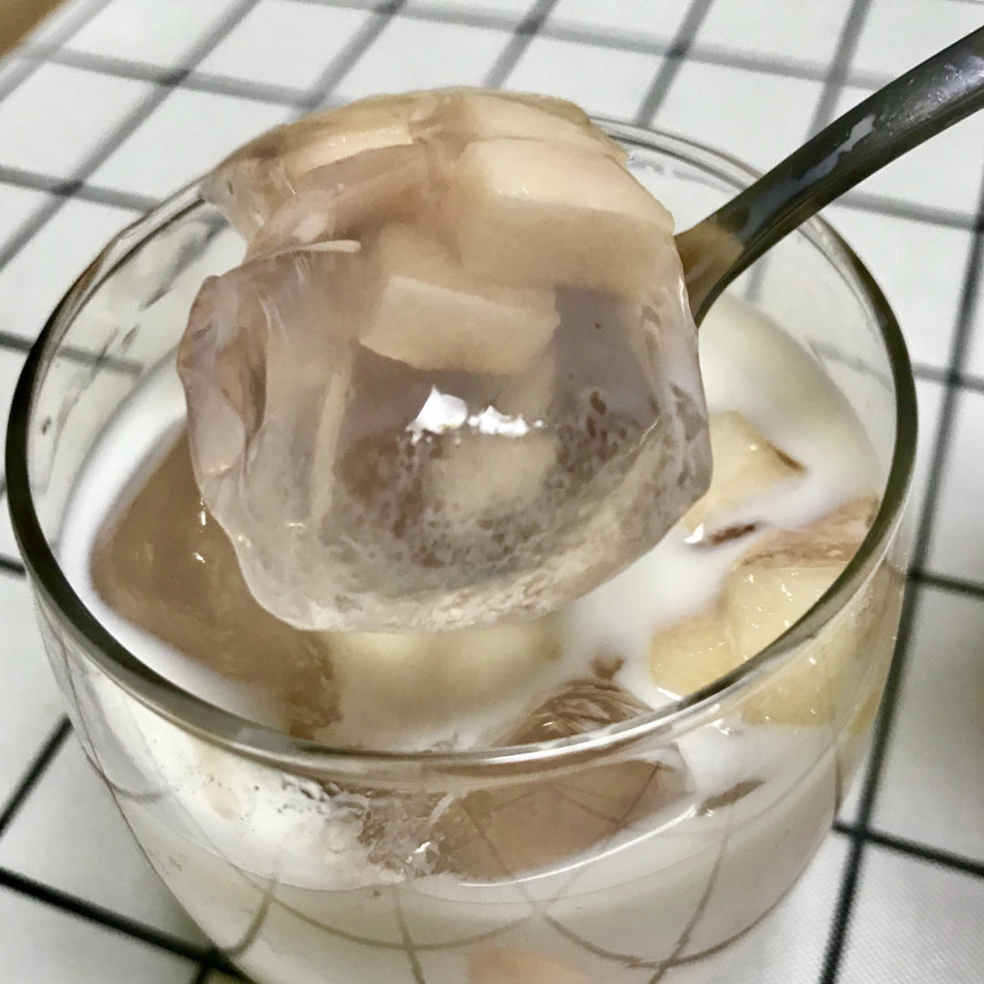 he_娜做的桃撞奶/葡萄撞奶/果冻(白凉粉)桃撞奶