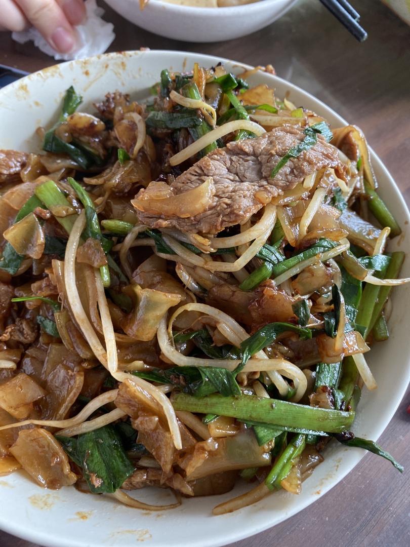 干炒牛河，不颠锅，不粘锅的小窍门