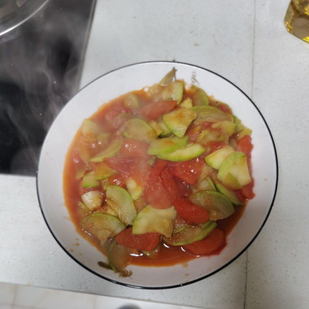 一分钟学会【番茄炒西葫芦】