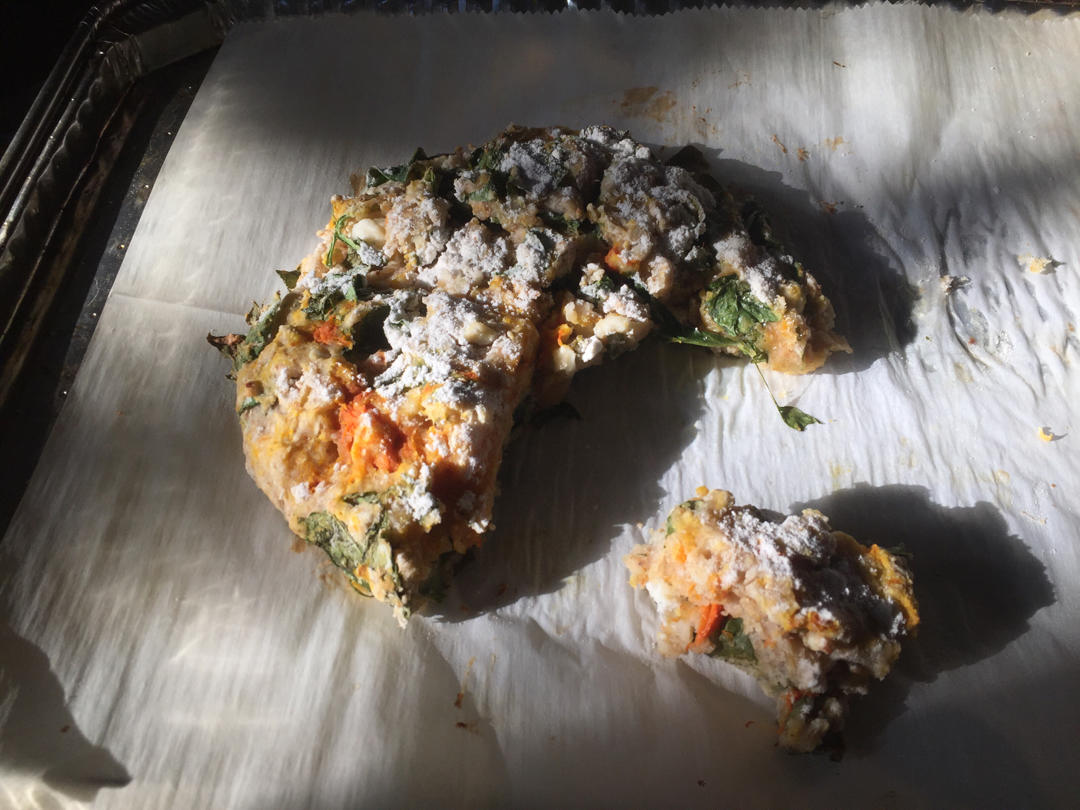 菠菜南瓜奶酪丹波面包丨健康·烘焙