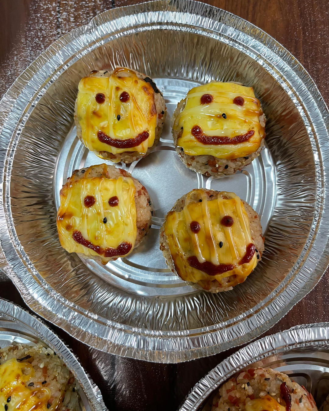 孩子们超喜欢的芝士烤饭团（空气炸锅版）