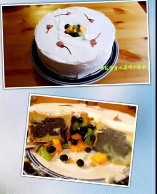 樱花渐变慕斯蛋糕（6寸）