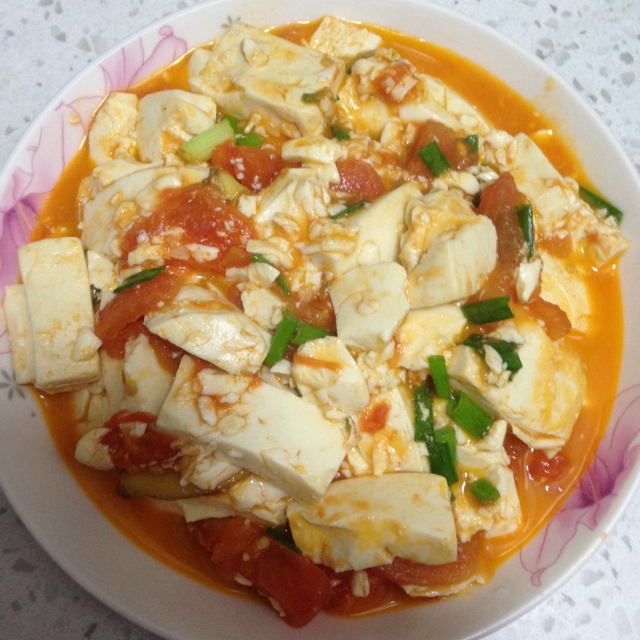 番茄炒豆腐