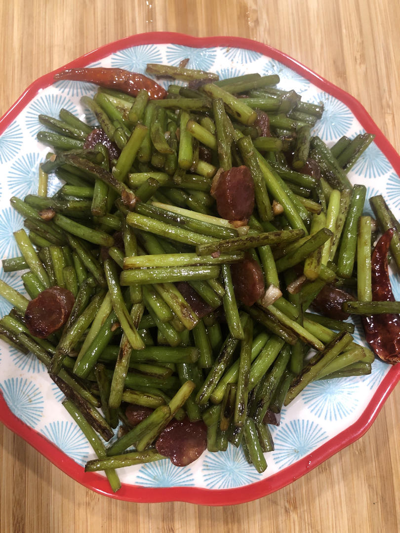 蒜薹炒鸡蛋