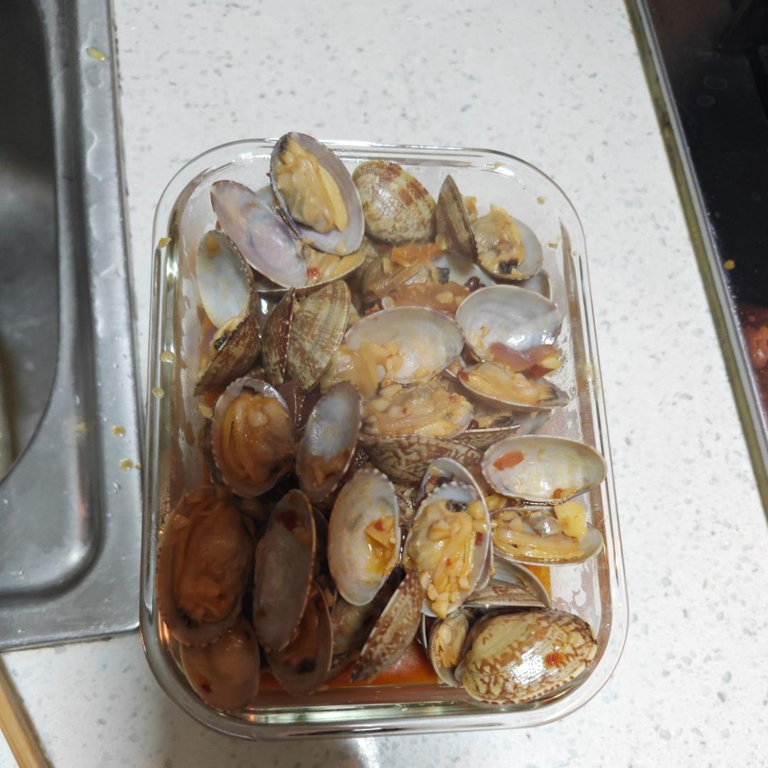 家常蒜蓉花甲（蛤蜊）蒜蓉花蛤饭店口感