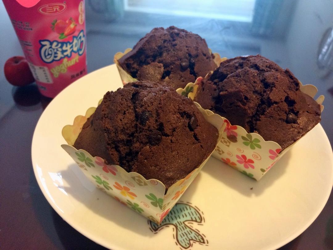 倍量巧克力纸杯蛋糕