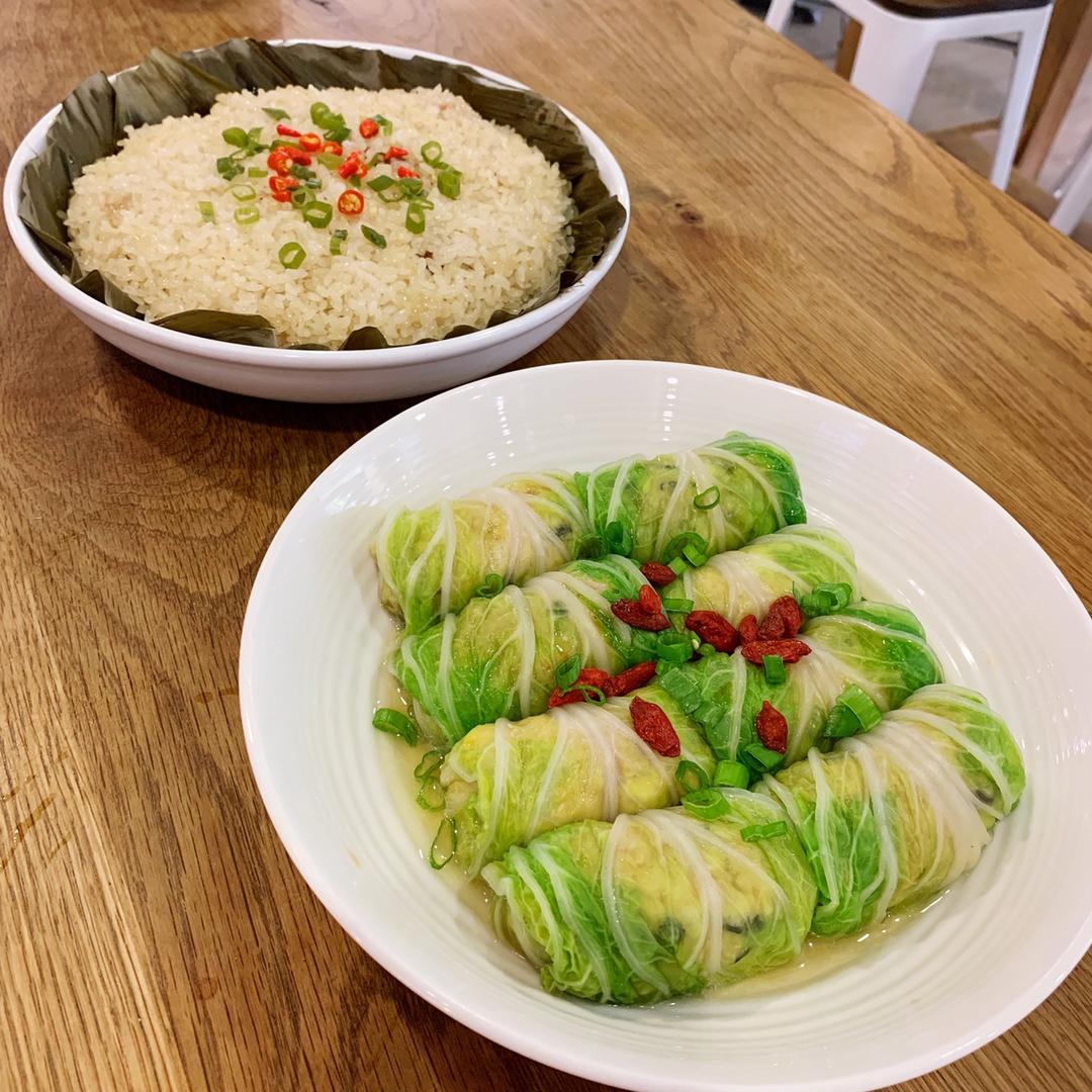 肉酿白菜卷