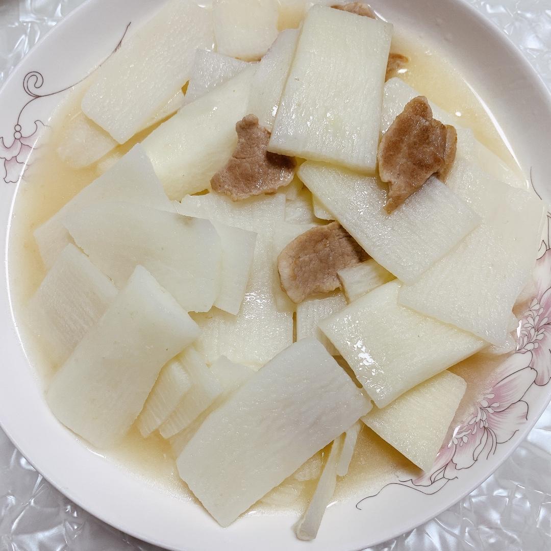 肉片炒山药