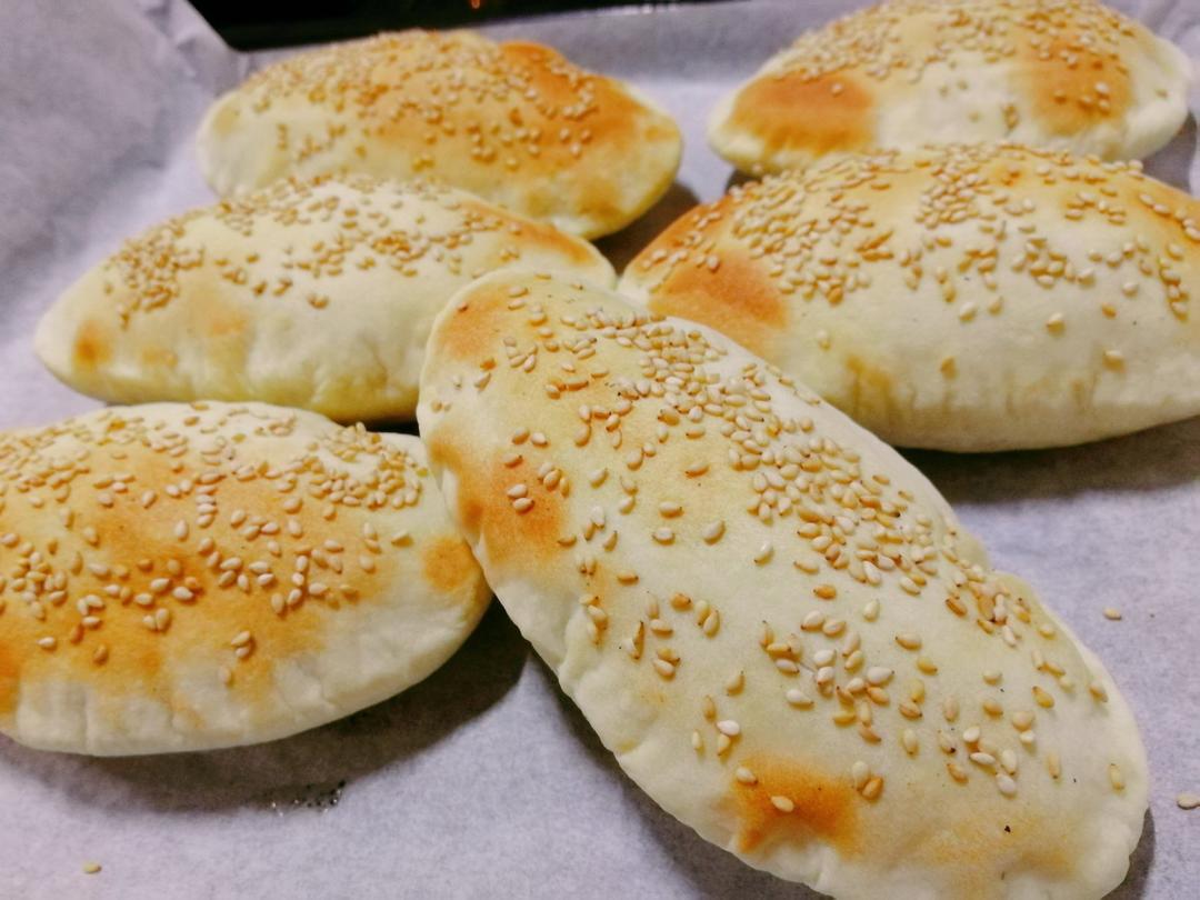 烤箱版酥脆烧饼