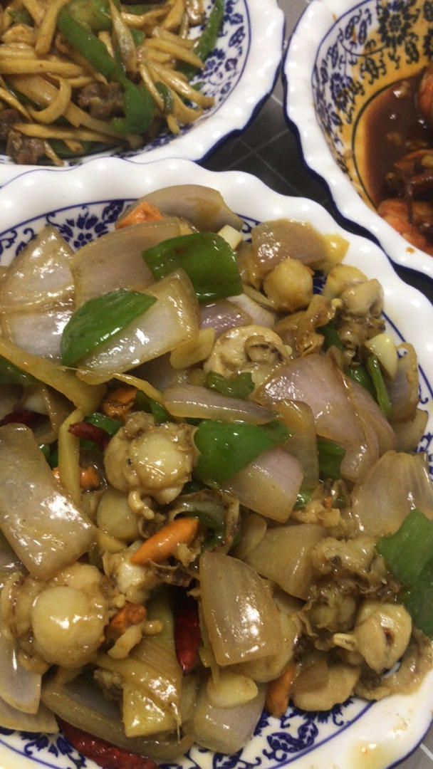 家常小炒扇贝肉