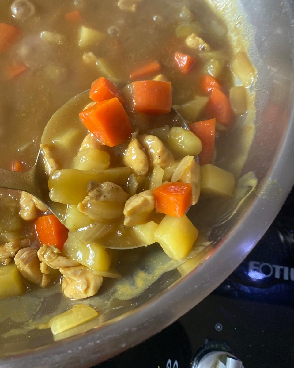咖喱土豆鸡块