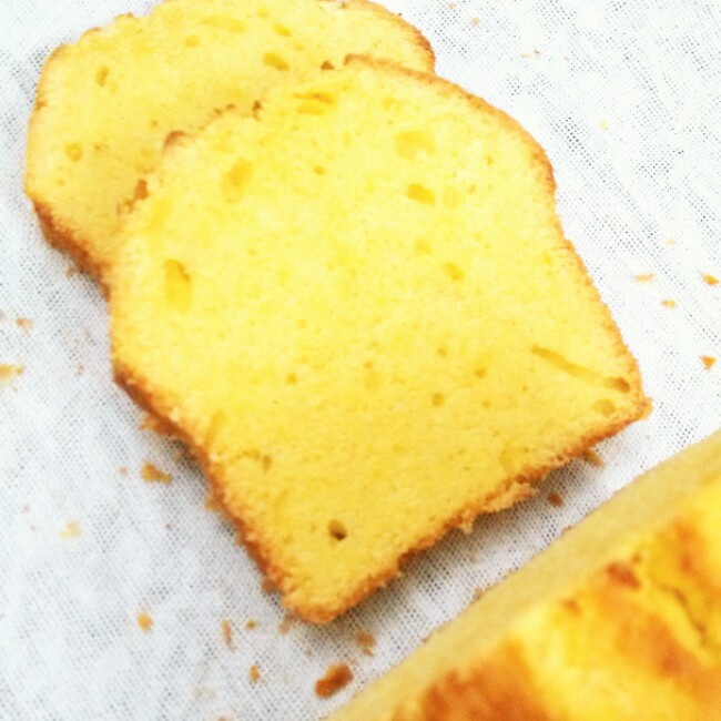 轻盈百香果磅蛋糕