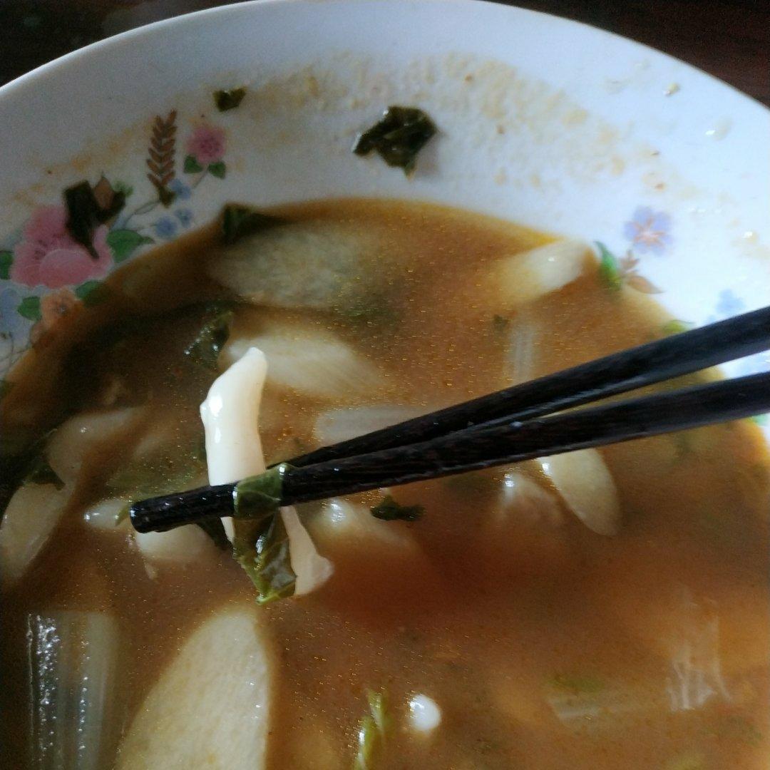 很有筋道的面疙瘩