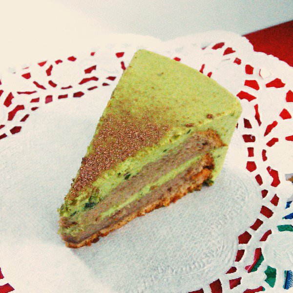 巧克力抹茶慕斯蛋糕（小山进巧克力海绵）