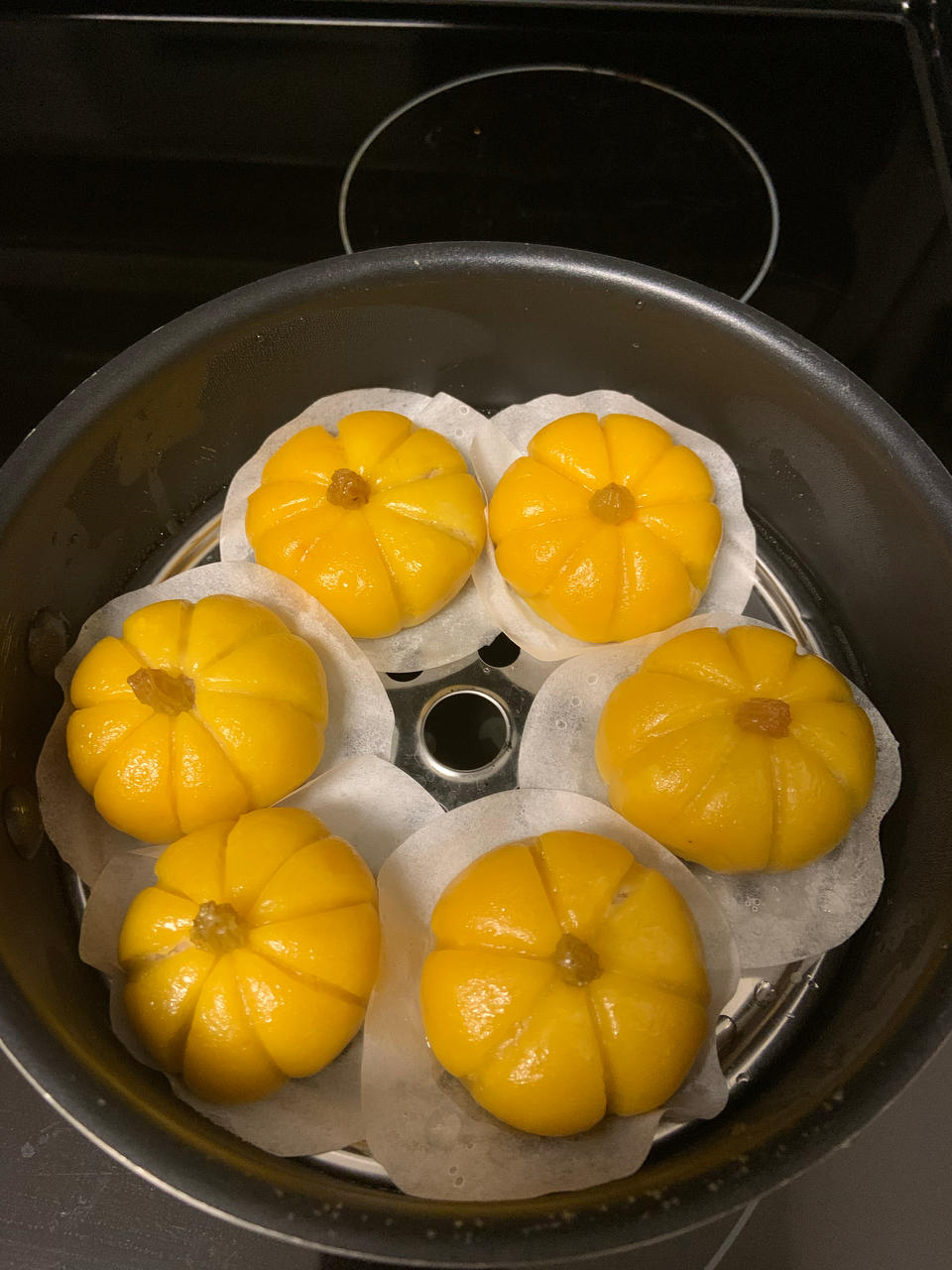 红豆馅南瓜饼