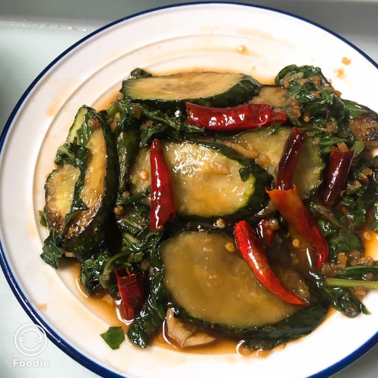 紫苏煎黄瓜