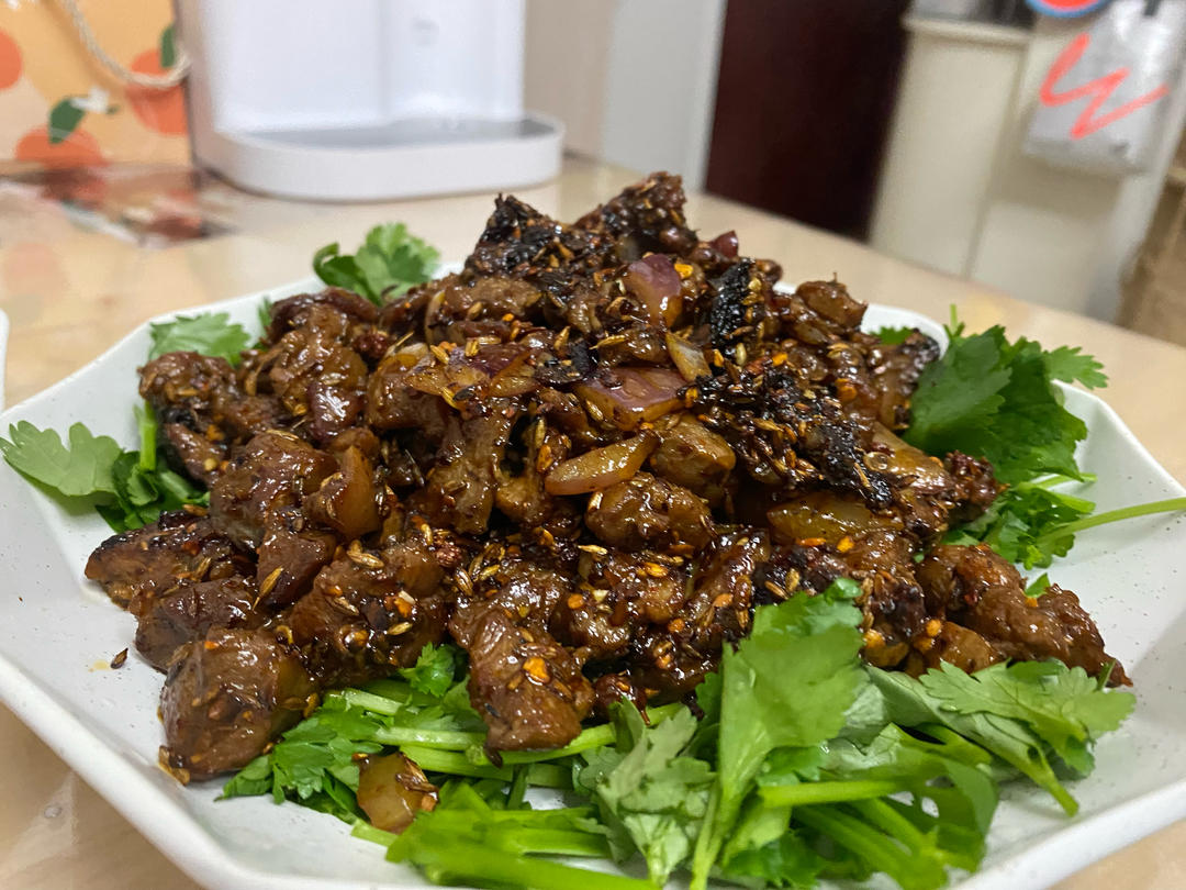 孜然羊肉粒（老饭骨版）