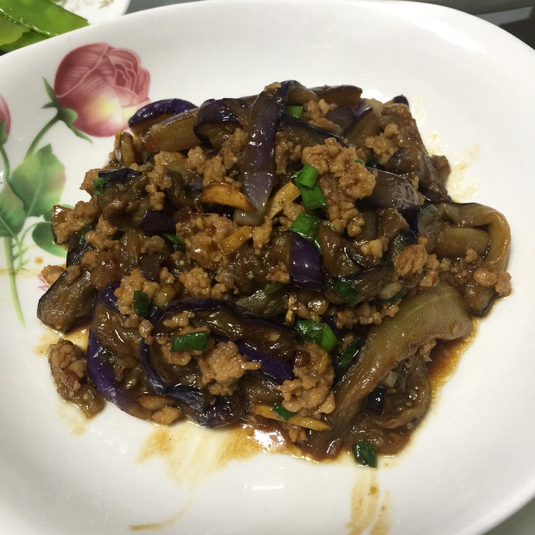红烧肉沫茄子