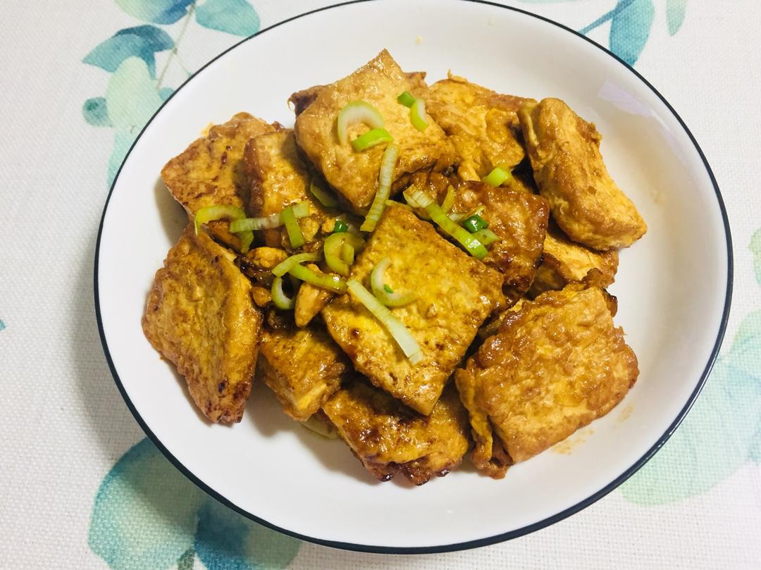 蚝油嫩豆腐