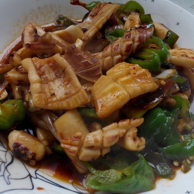 香辣鱿鱼卷