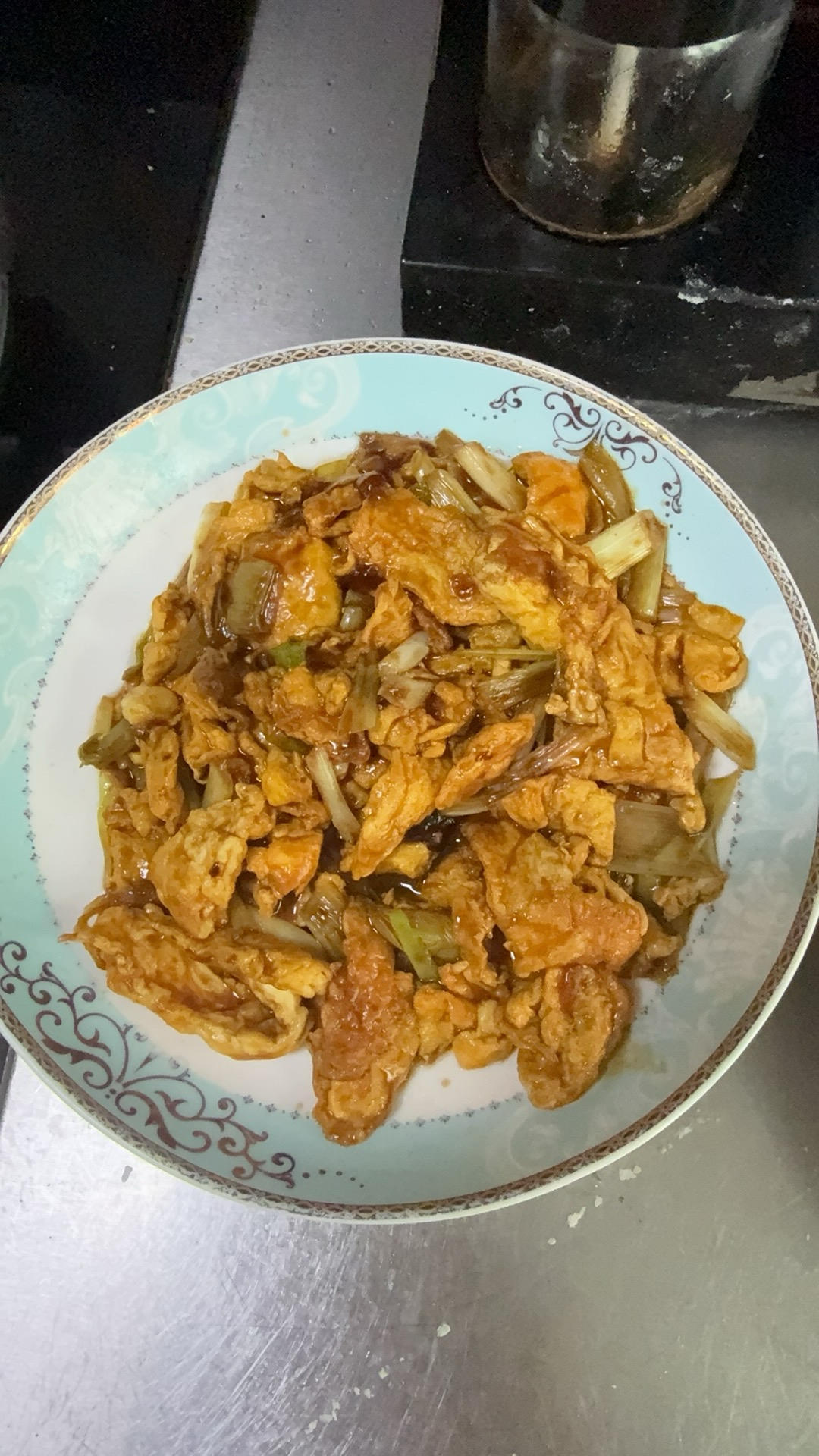 『素』葱爆鸡蛋